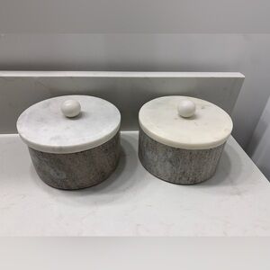 Studio Mcgee Round Marble Decorative Box